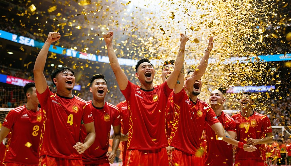 Tim Nasional Bola Voli Putra Indonesia Menang di Leg 2 SEA V League 2025